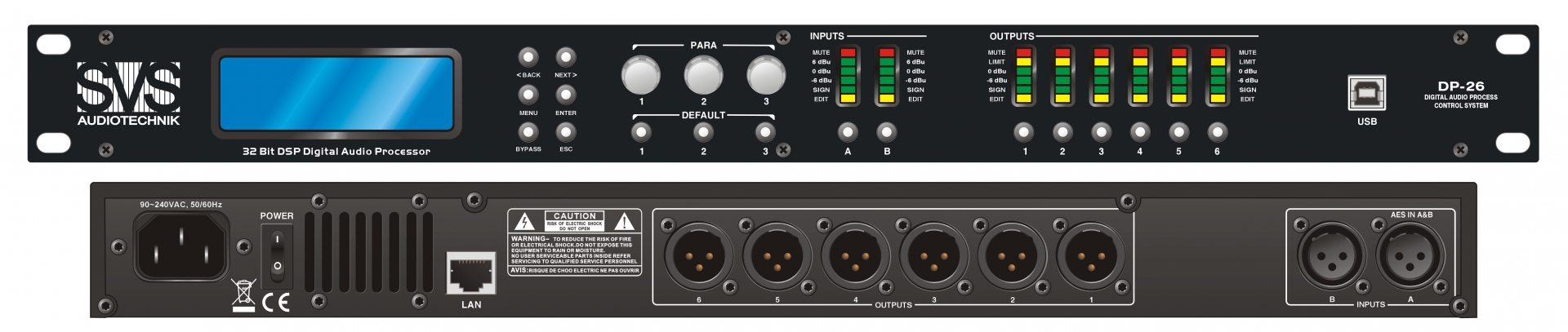 SVS Audiotechnik DP-26 Цифровой процессор: 2 входа 6 выходов в Приволжске