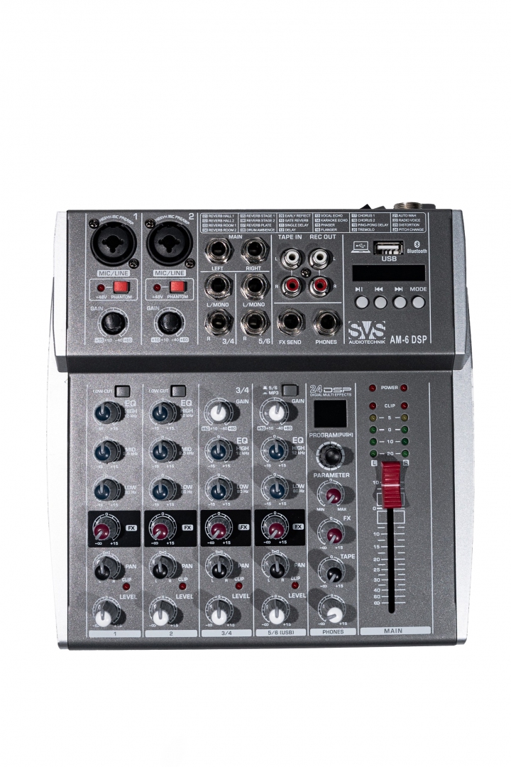 SVS Audiotechnik mixers AM-6 DSP Микшерный пульт аналоговый, 6-канальный SVS Audiotechnik mixers в Приволжске