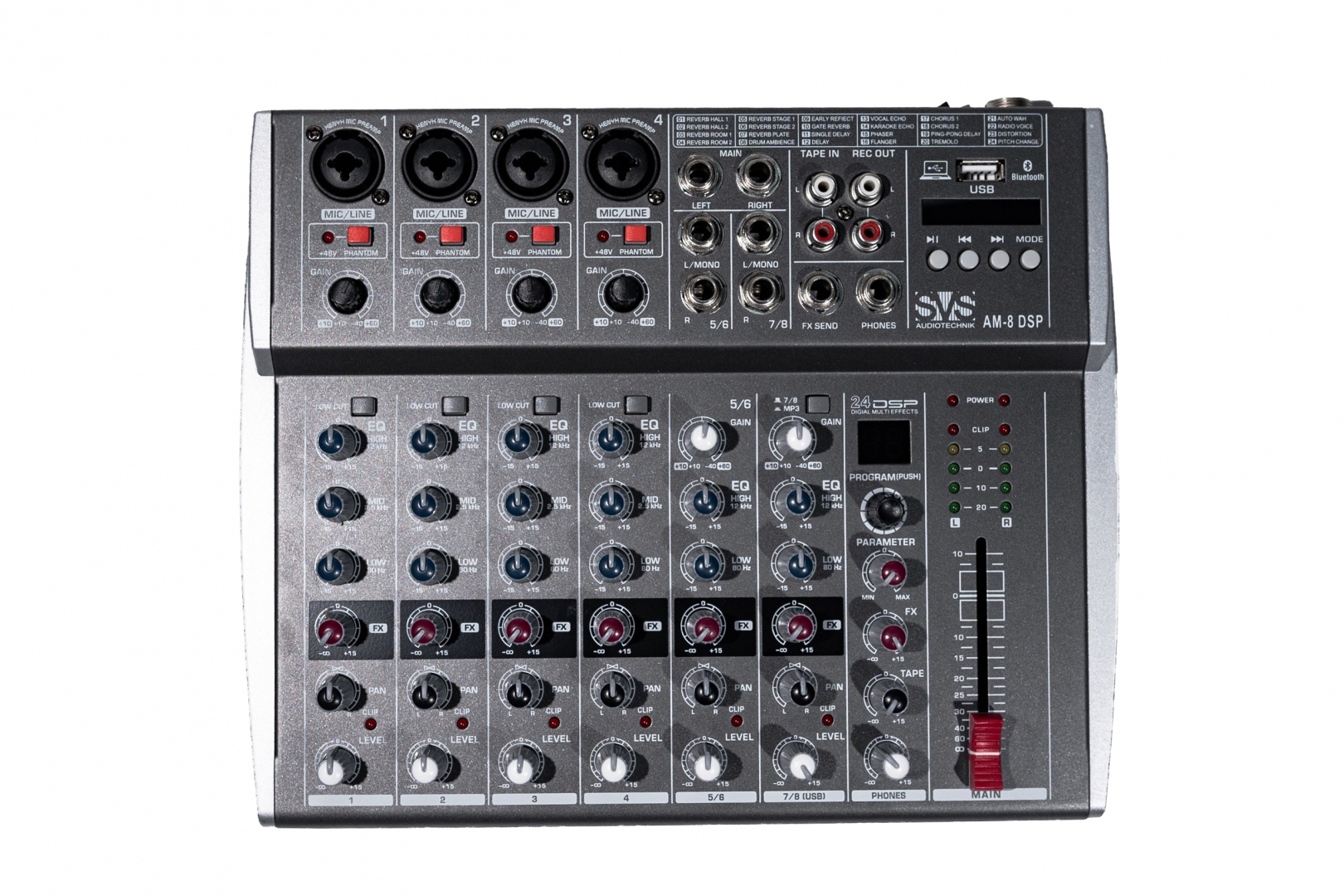 SVS Audiotechnik mixers AM-8 DSP Микшерный пульт аналоговый, 8-канальный в Приволжске